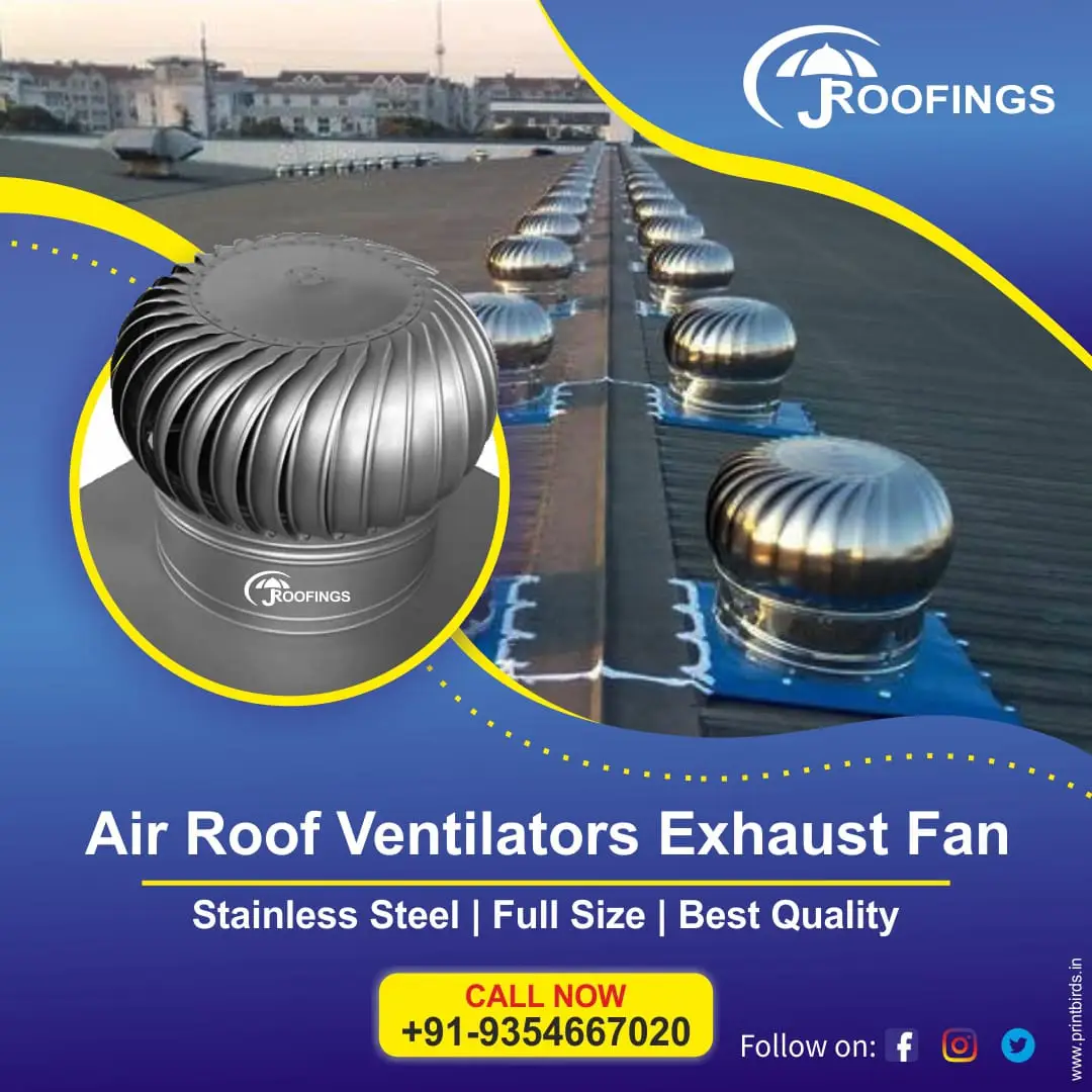 air roof ventilators exhaust fan